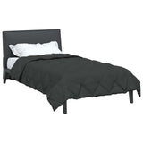 Vidaxl vol jaar dekbed antraciet 135 x 200 cm microfiber
