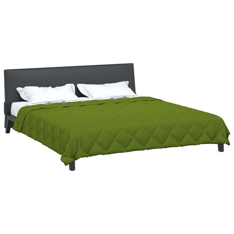 Vidaxl vol jaar dekbed groen 200 x 240 cm microfiber