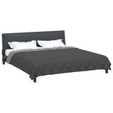 Vidaxl vol jaar dekbed lichtgrijs en antraciet 200 x 200 cm microfiber