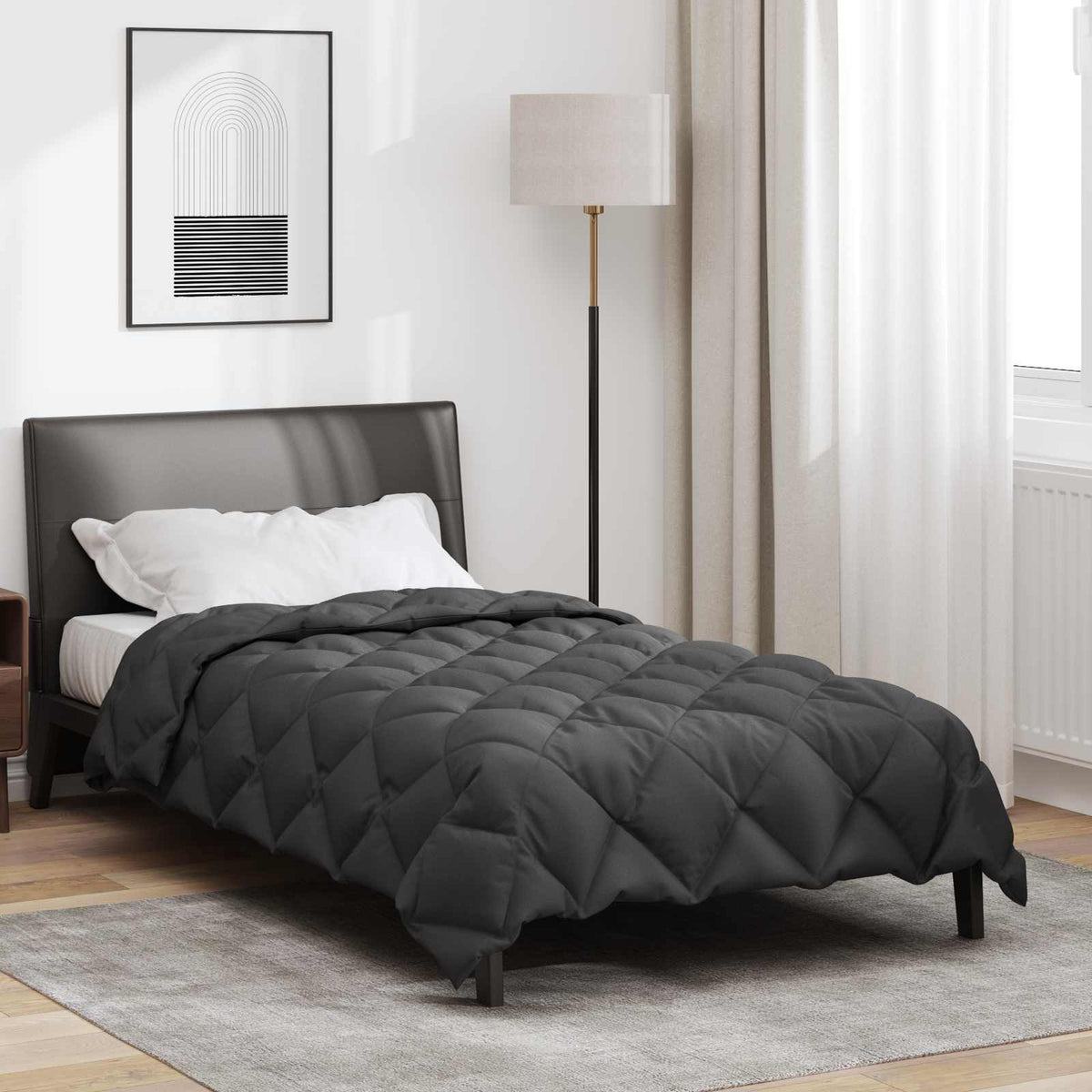 Vidaxl winter dekbed 135 x 200 cm 450 gsm microfiber (100% polyester)
