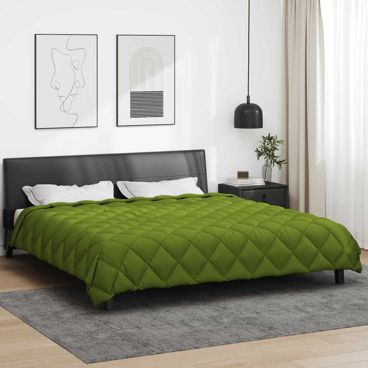 Vidaxl winter dekbed 240 x 260 cm 450 gsm microfiber (100% polyester)