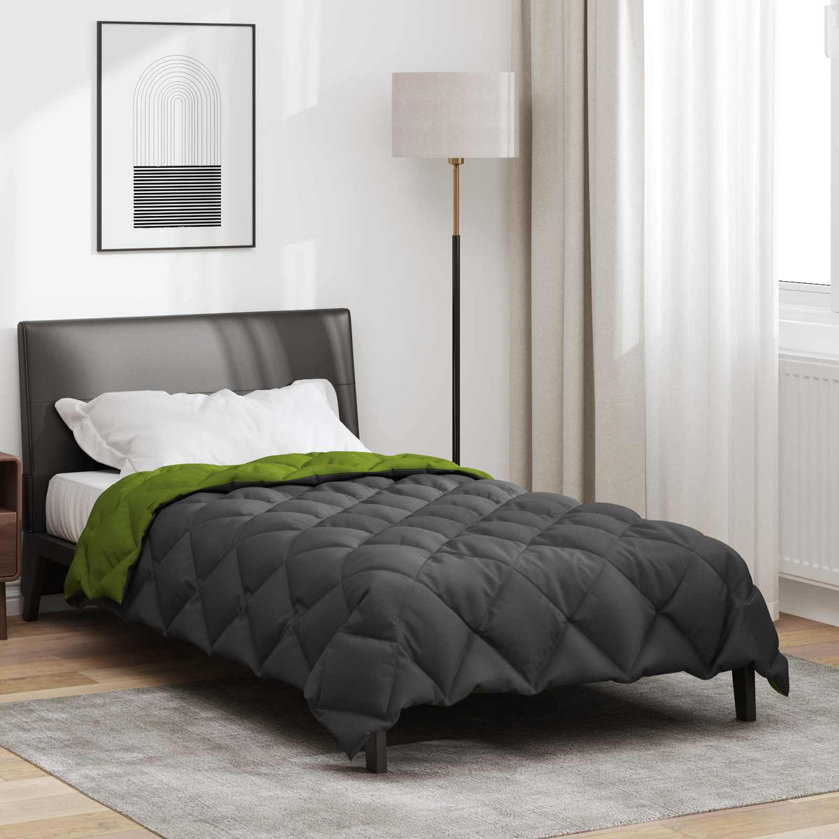 Vidaxl winter dekbed 140 x 200 cm 450 gsm microfiber (100% polyester)