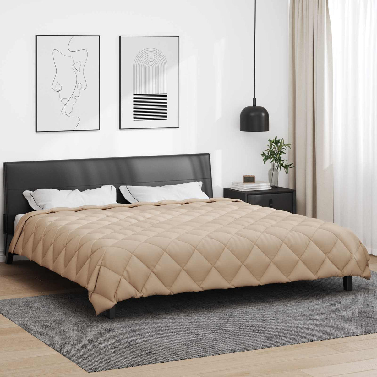 Vidaxl winter dekbed 220 x 240 cm 450 gsm microfiber (100% polyester)