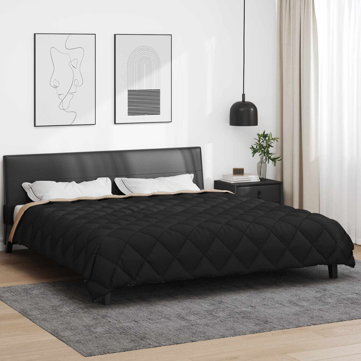 Vidaxl winter dekbed 200 x 240 cm 450 gsm microfiber (100% polyester)
