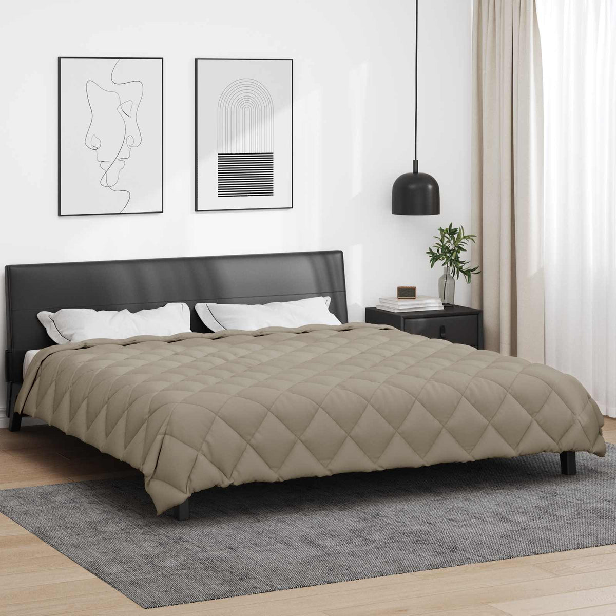 Vidaxl winter dekbed 220 x 240 cm 450 gsm microfiber (100% polyester)