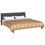 Vidaxl vol jaar dekbed 220 x 260 cm 300 gsm goud
