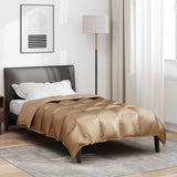 Vidaxl winter dekbed 135 x 220 cm 450 gsm goud