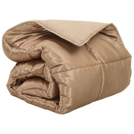 Vidaxl winter dekbed 200 x 220 cm 450 gsm goud