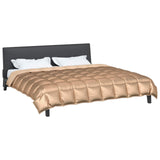 Vidaxl winter dekbed 200 x 220 cm 450 gsm goud