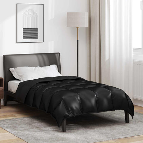 Vidaxl winter dekbed 135 x 220 cm 450 gsm zwart