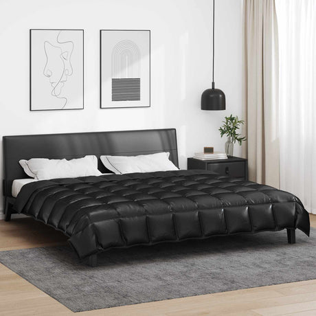 Vidaxl winter dekbed 220 x 240 cm 450 gsm zwart