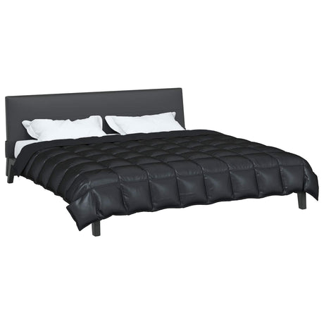 Vidaxl winter dekbed 220 x 260 cm 450 gsm zwart