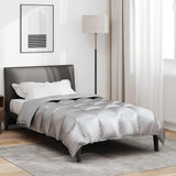 Vidaxl winter dekbed 140 x 200 cm 450 gsm zilver