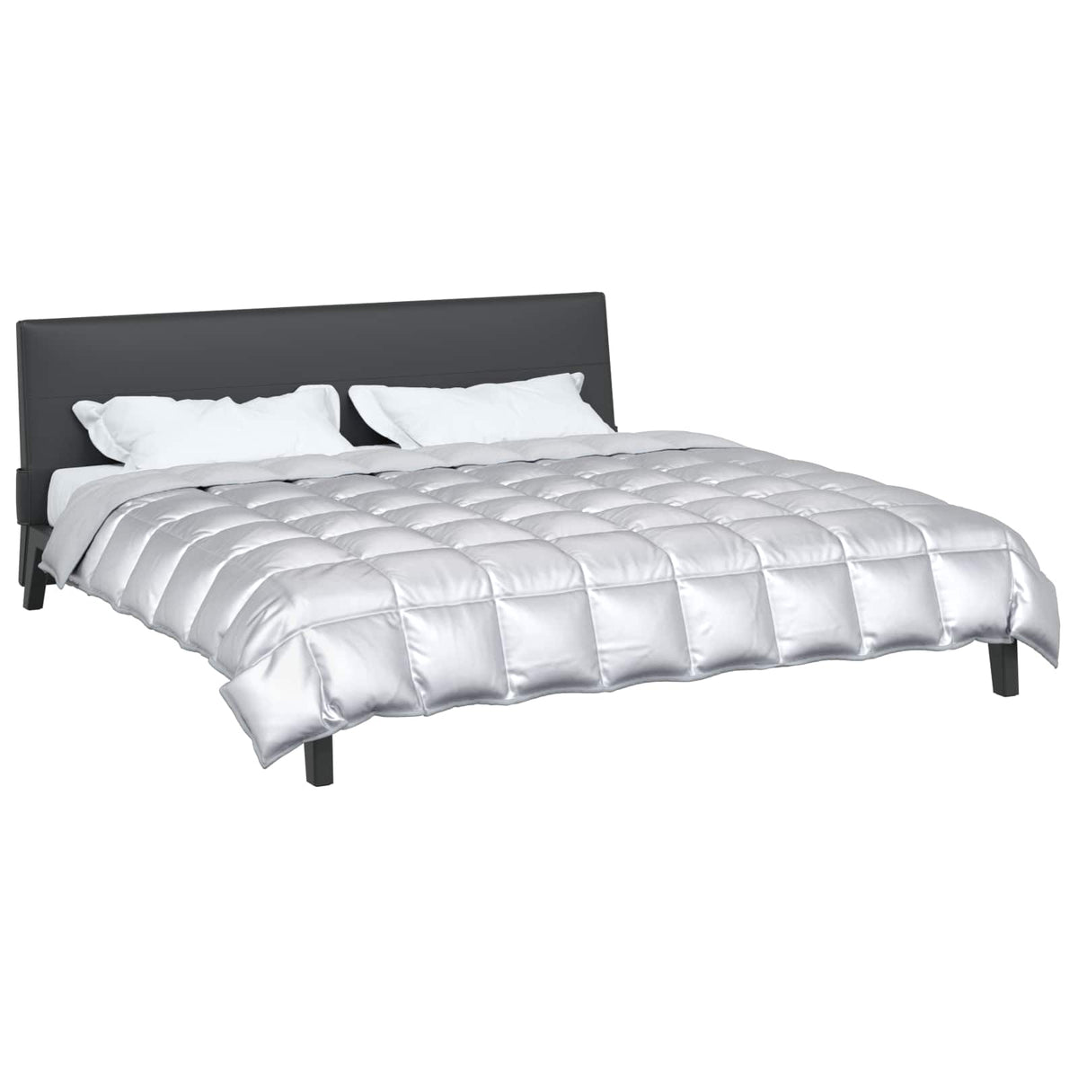 Vidaxl winter dekbed 200 x 220 cm 450 gsm zilver