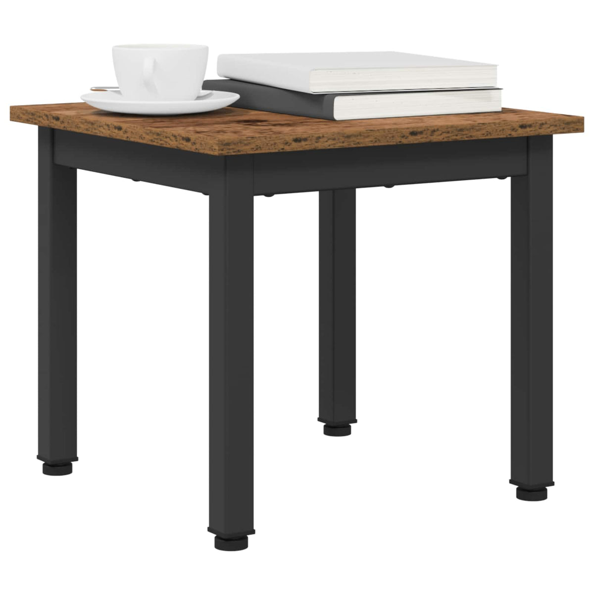Vidaxl salontafel oudhout 40 x 40 x 36 cm bewerkt hout