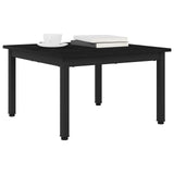 Vidaxl salontafel zwart eiken 60 x 60 x 36 cm bewerkt hout