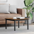 Vidaxl salontafel rook eik 60 x 60 x 36 cm bewerkt hout