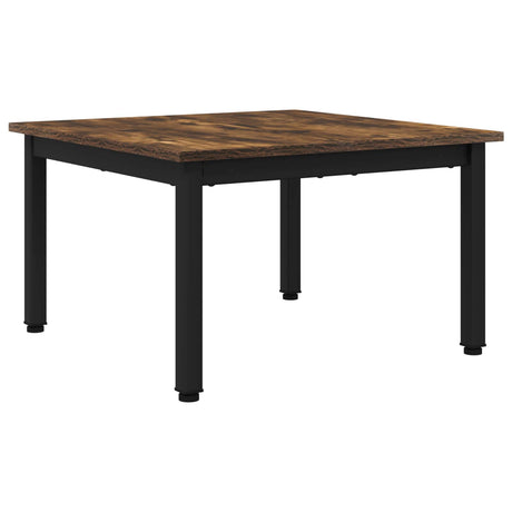 Vidaxl salontafel rook eik 60 x 60 x 36 cm bewerkt hout