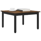 Vidaxl salontafel rook eik 60 x 60 x 36 cm bewerkt hout