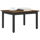 Vidaxl salontafel rook eik 60 x 50 x 36 cm bewerkt hout