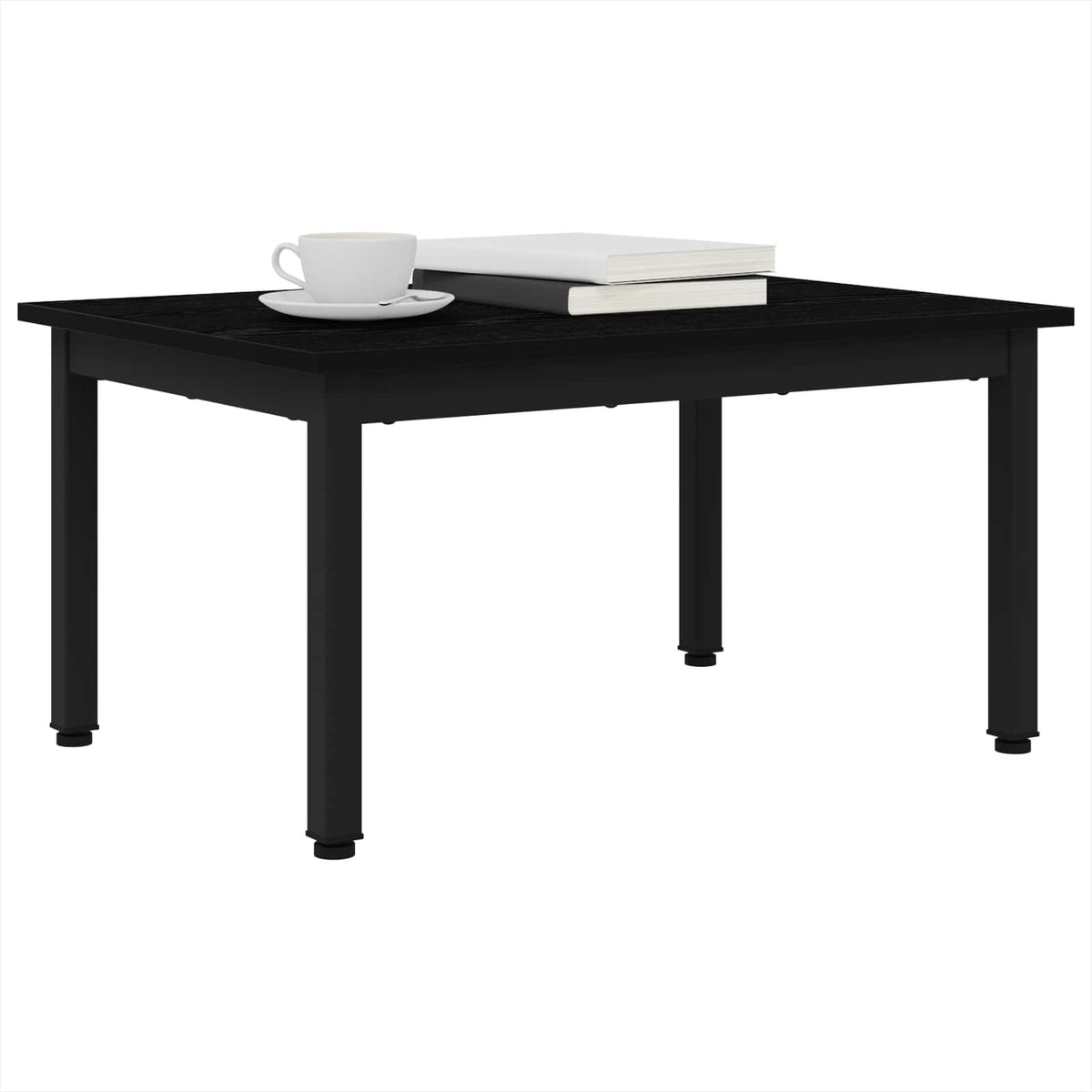 Vidaxl salontafel zwart eiken 70 x 50 x 36 cm bewerkt hout