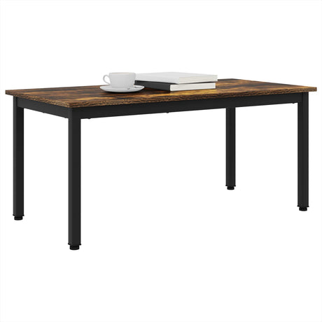 Vidaxl salontafel rook eik 100 x 50 x 45 cm bewerkt hout