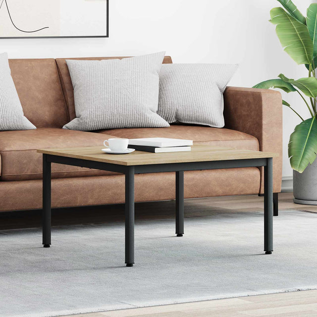 Vidaxl salontafel sonoma 80 x 80 x 45 cm bewerkt hout