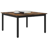 Vidaxl salontafel rook eik 80 x 80 x 45 cm bewerkt hout