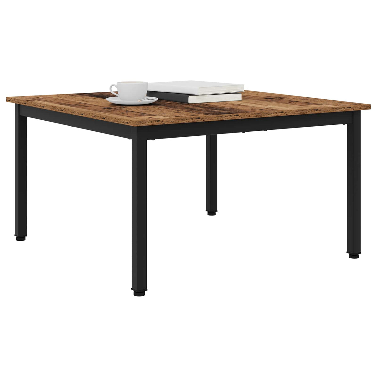 Vidaxl salontafel oudhout 80 x 80 x 45 cm bewerkt hout