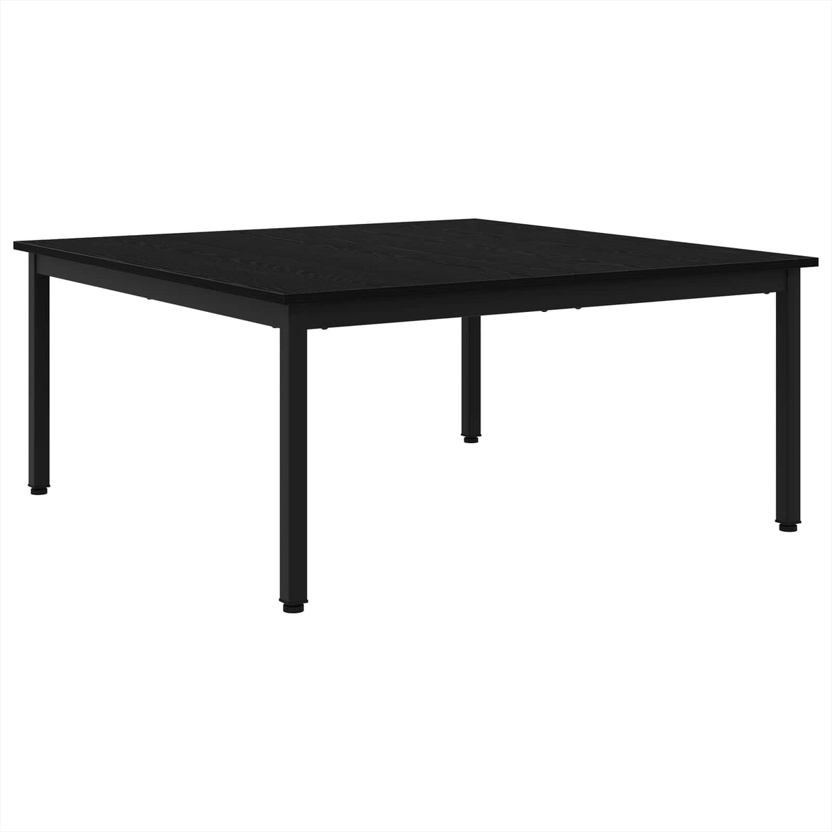Vidaxl salontafel zwart eiken 100 x 100 x 45 cm bewerkt hout