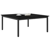 Vidaxl salontafel zwart eiken 100 x 100 x 45 cm bewerkt hout