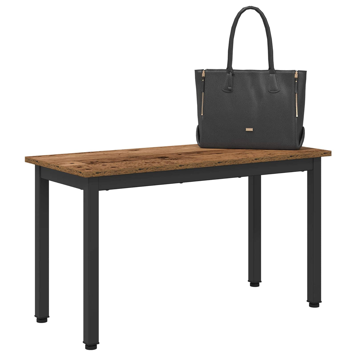 Vidaxl bank oudhout 80 x 35 x 45 cm bewerkt hout
