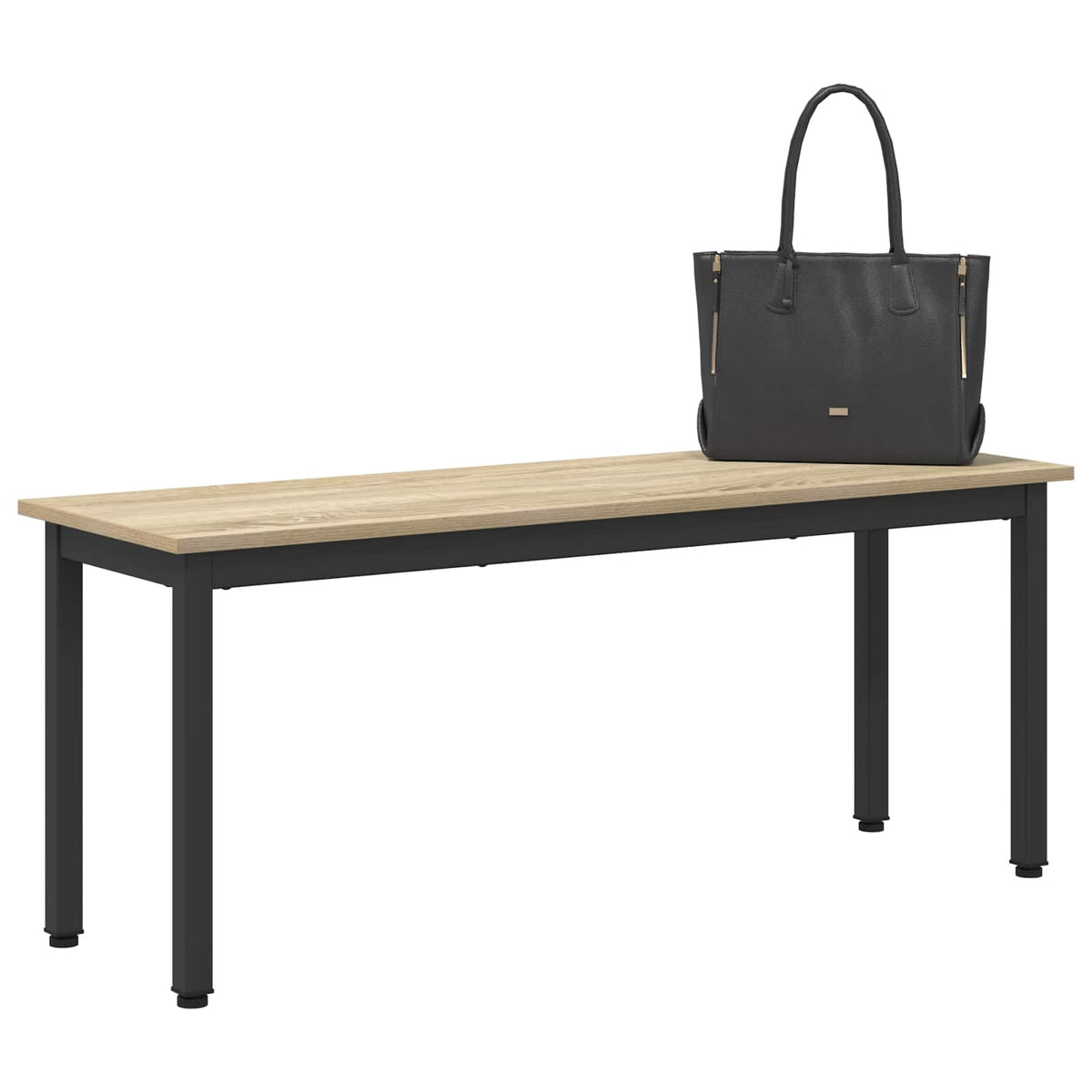 Vidaxl bank sonoma 110 x 35 x 45 cm bewerkt hout