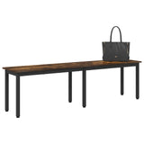 Vidaxl bank rook eik 160 x 35 x 45 cm bewerkt hout