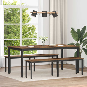 Vidaxl bank oudhout 160 x 35 x 45 cm bewerkt hout