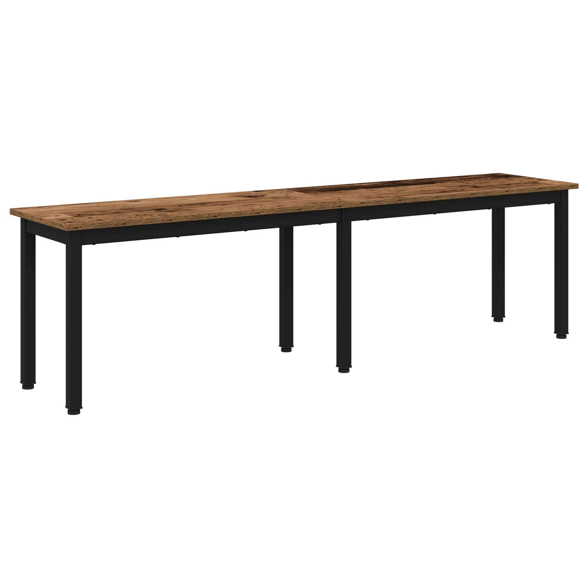 Vidaxl bank oudhout 160 x 35 x 45 cm bewerkt hout