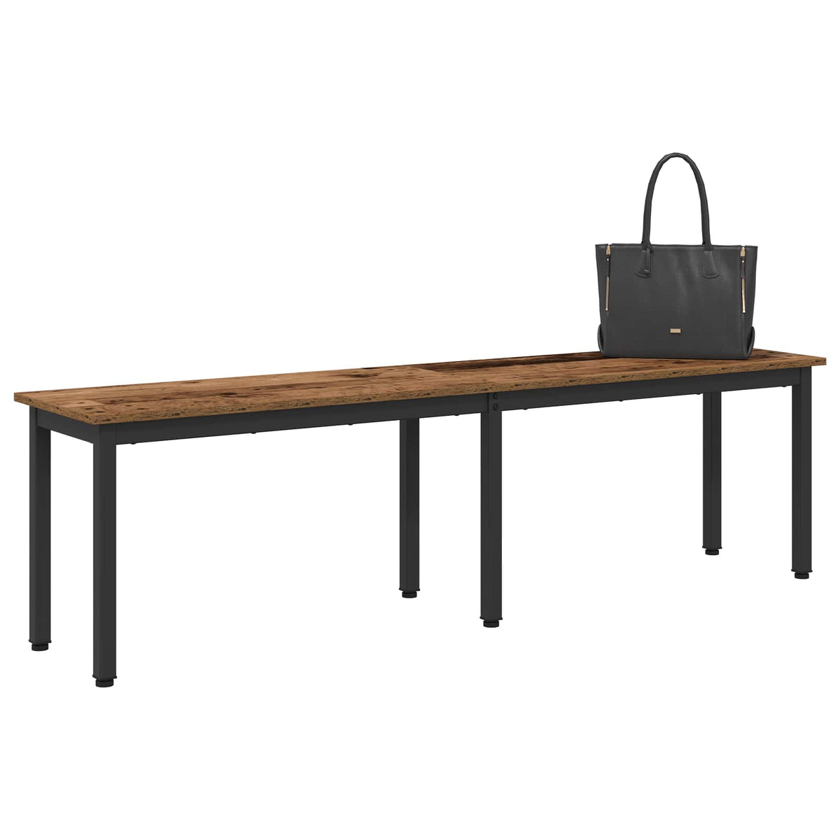 Vidaxl bank oudhout 160 x 35 x 45 cm bewerkt hout