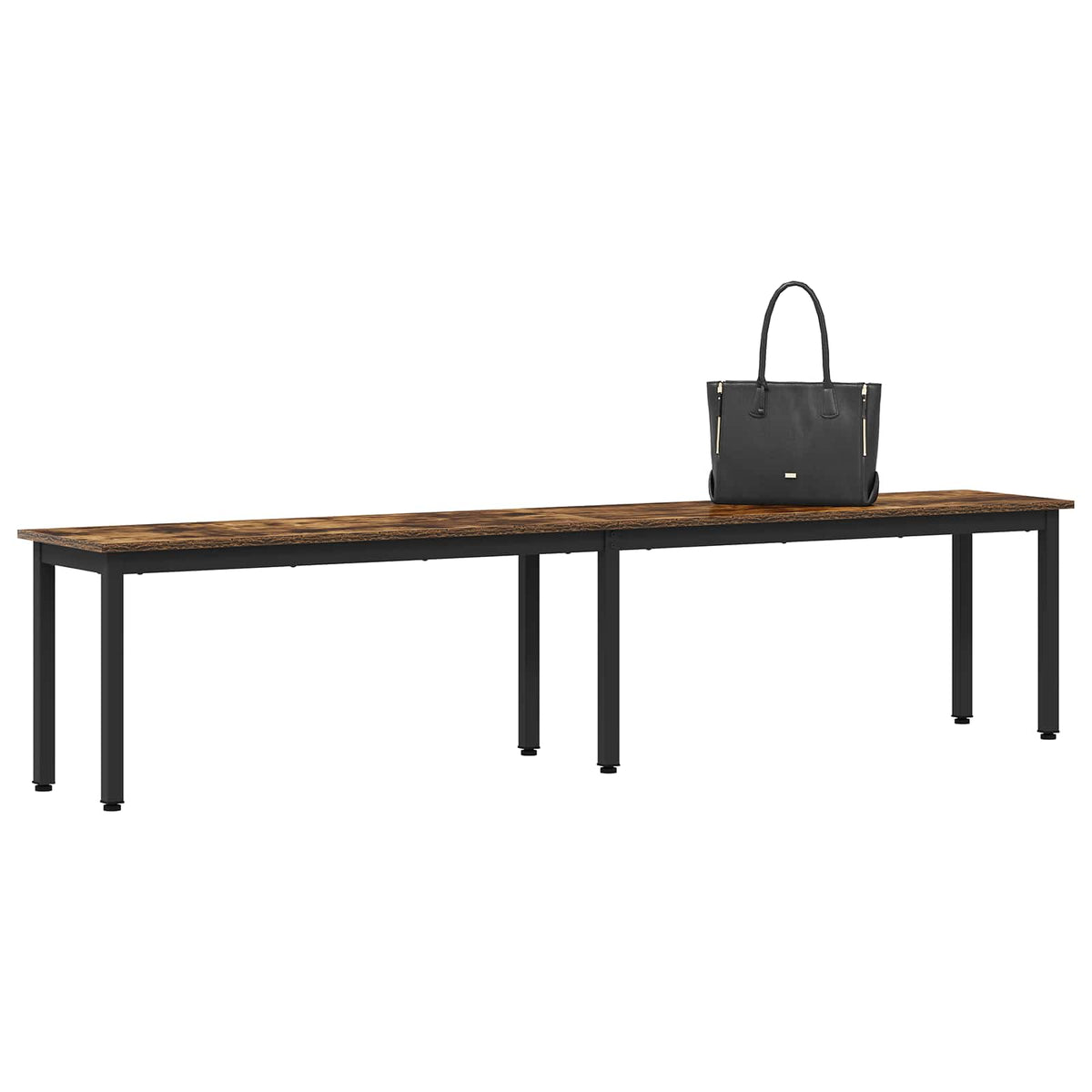 Vidaxl bank rook eik 200 x 35 x 45 cm bewerkt hout