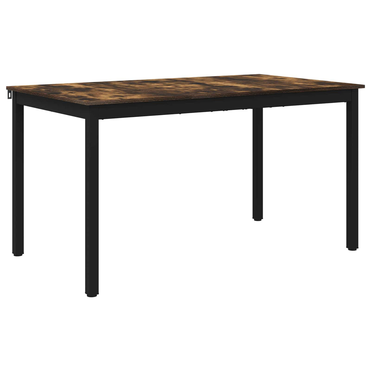 Vidaxl eettafels 140 x 80 x 75 cm bewerkt hout gerookt eiken