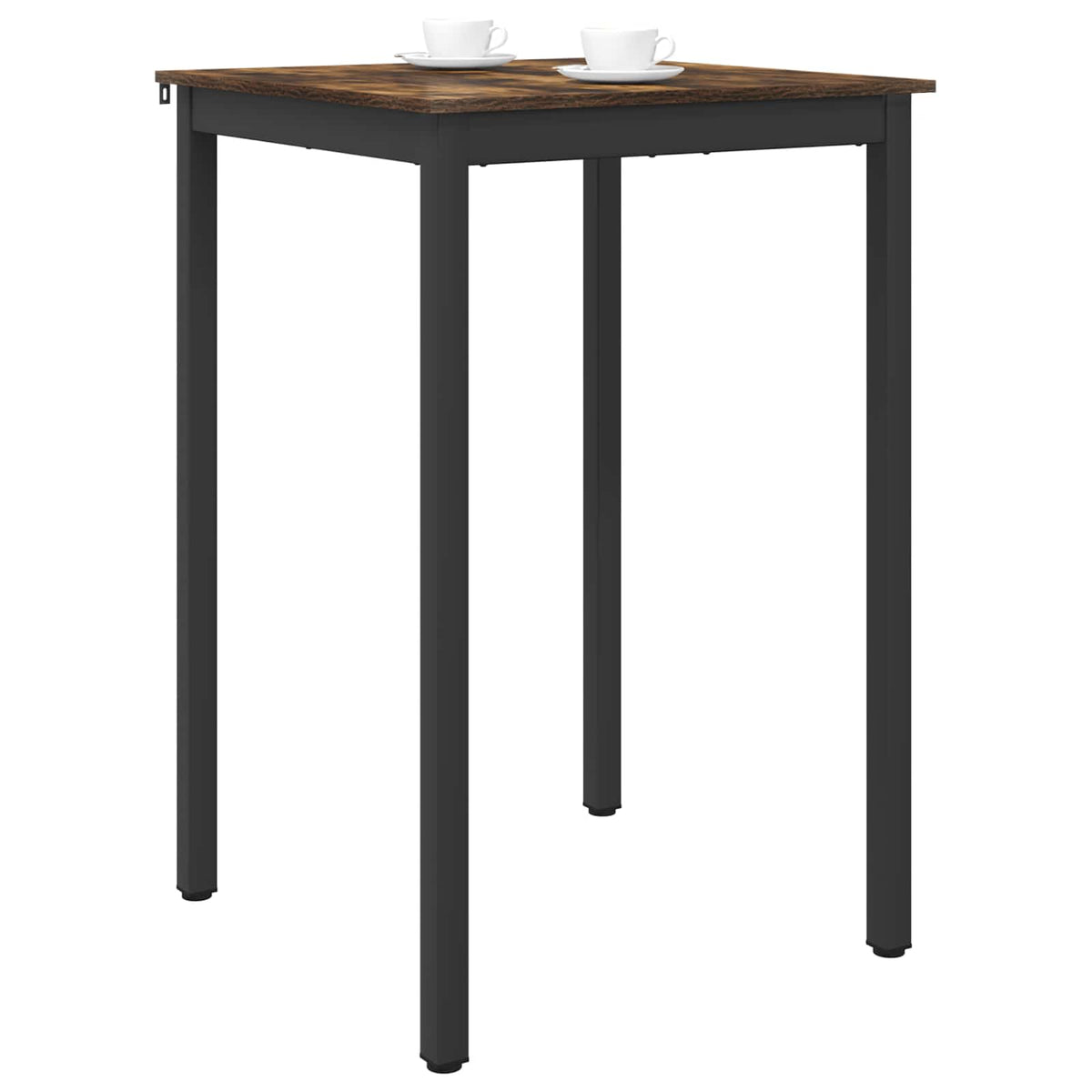 Vidaxl staande bartafel bewerkt hout vierkant