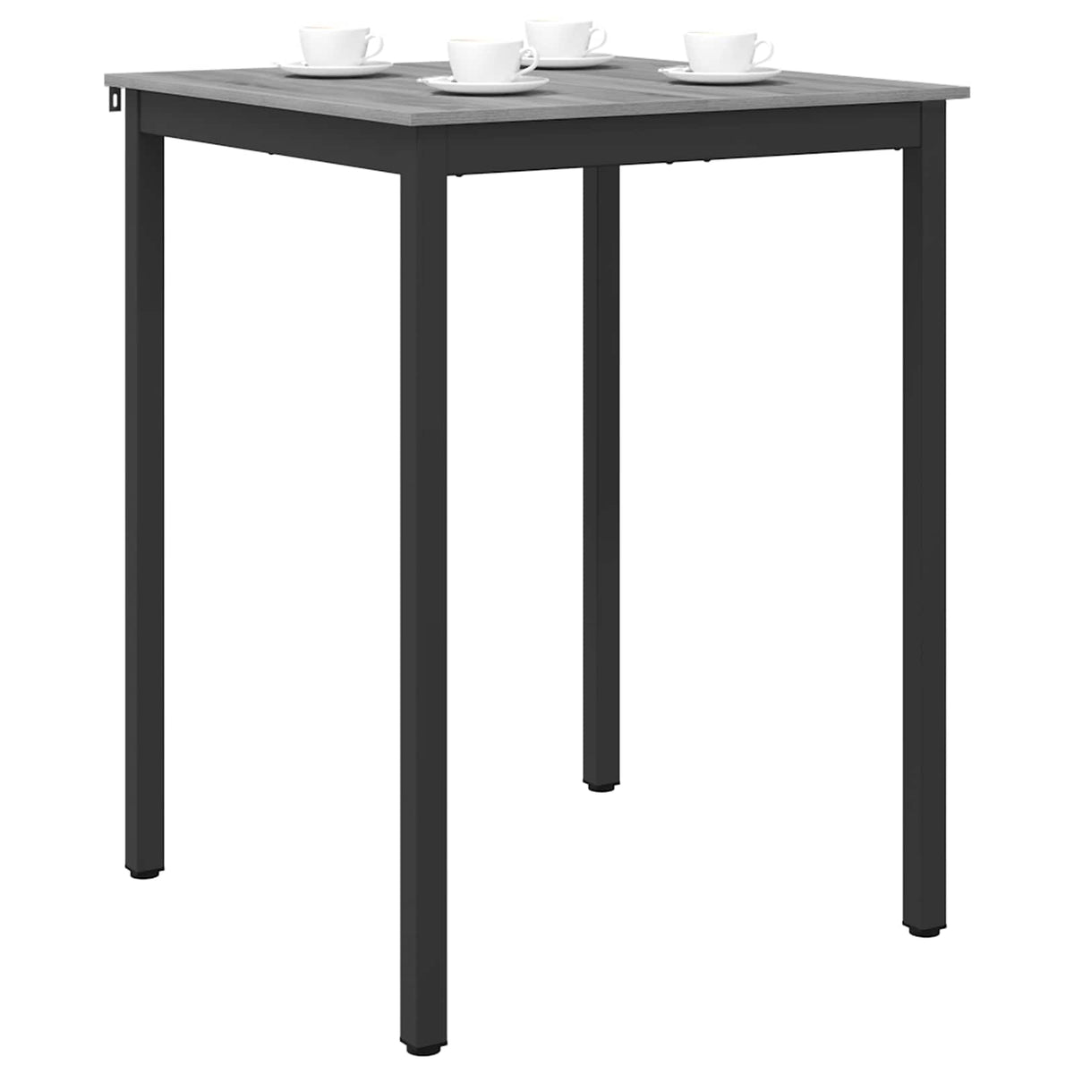 Vidaxl staande bartafel bewerkt hout vierkant