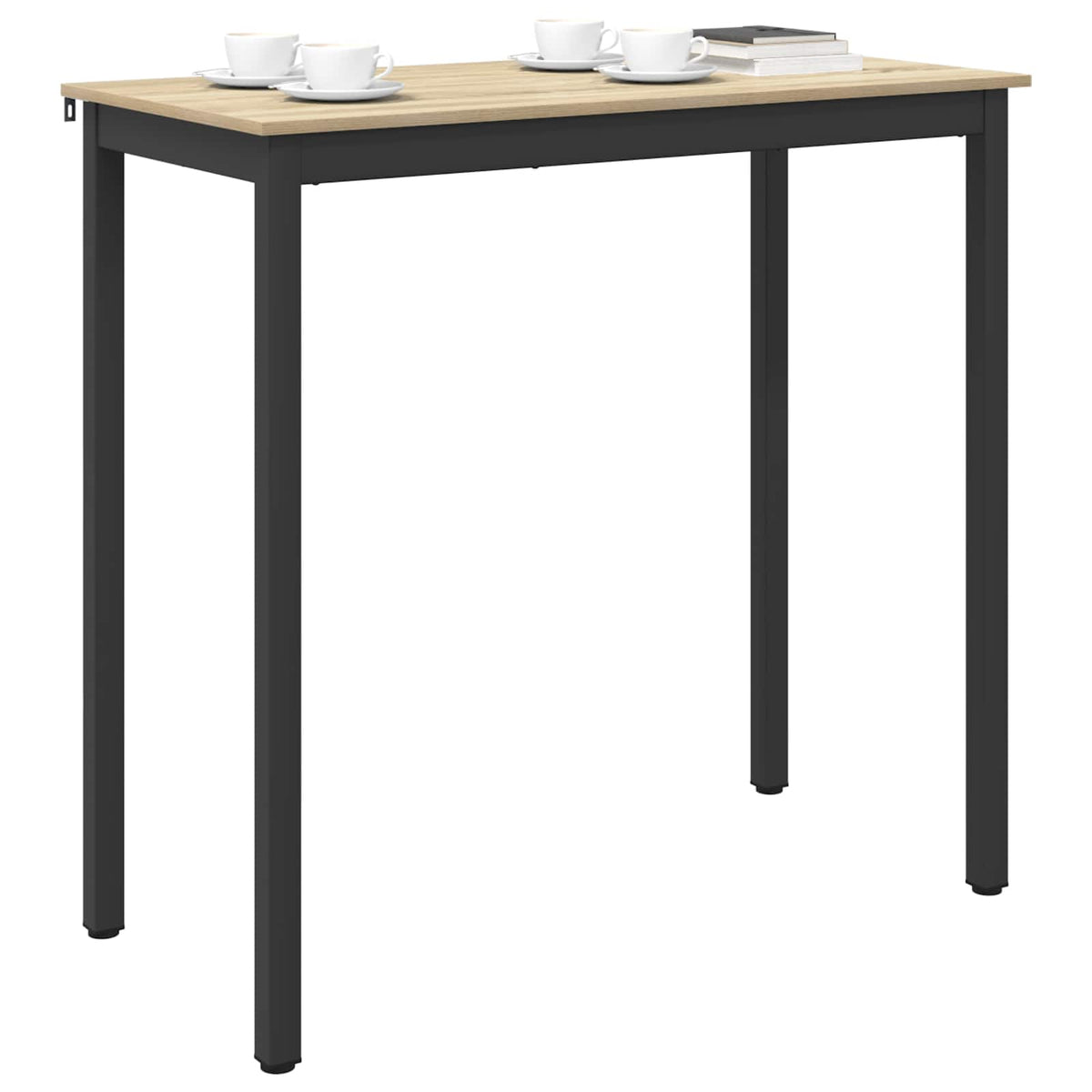 Vidaxl staande bartafel bewerkt hout rechthoekig