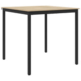 Vidaxl staande bartafel bewerkt hout vierkant