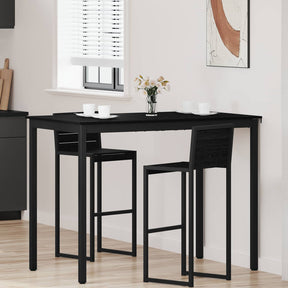 Vidaxl staande bartafel bewerkt hout rechthoekig