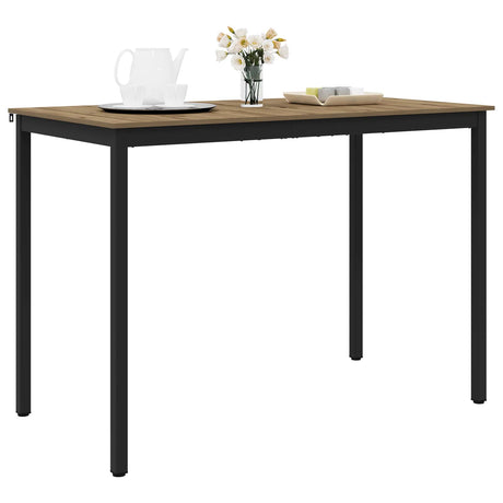 Vidaxl staande bartafel bewerkt hout rechthoekig