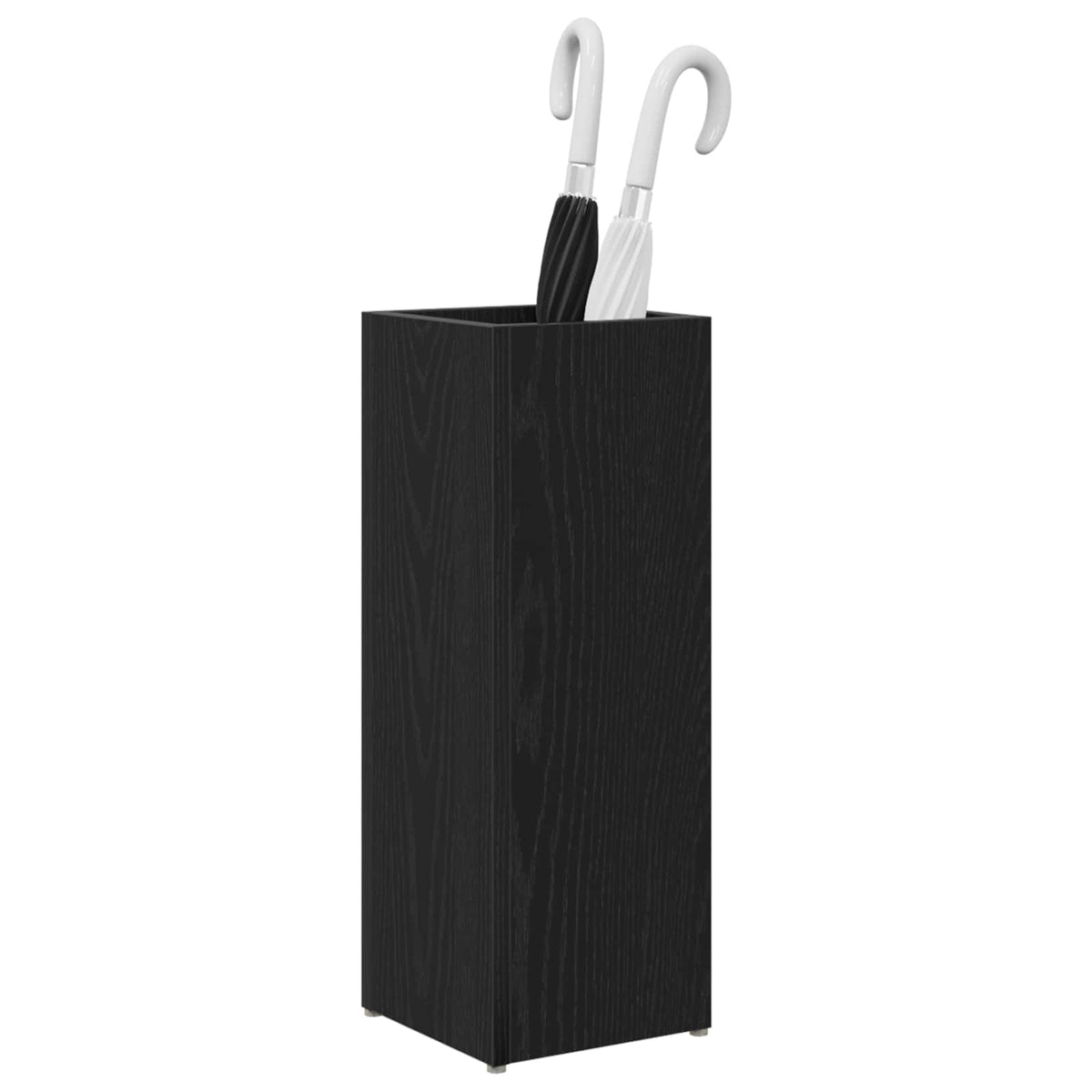 Vidaxl paraplu standaard zwart eiken 20 x 20 x 55,5 cm bewerkt hout