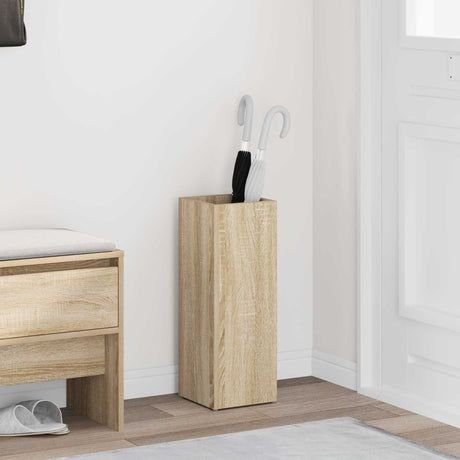 Vidaxl paraplu standaard sonoma eiken 20 x 20 x 55,5 cm bewerkt hout