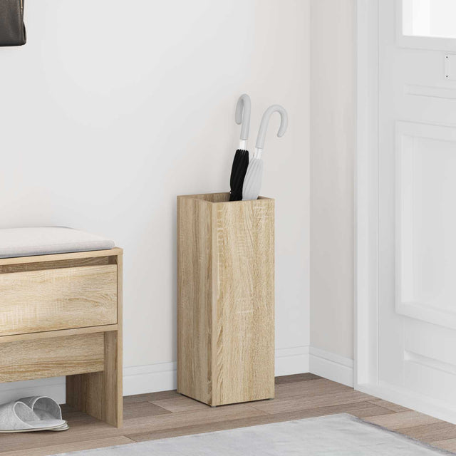Vidaxl paraplu standaard sonoma eiken 20 x 20 x 55,5 cm bewerkt hout