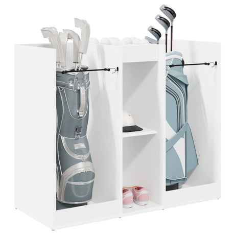 Vidaxl golfkast effen wit 102 x 45 x 85,5 cm
