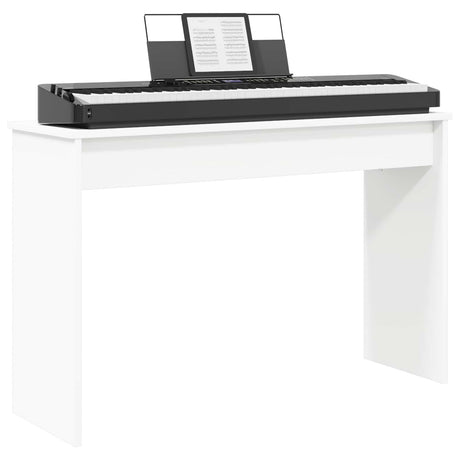Vidaxl keyboardstand wit 100 x 32 x 64 cm bewerkt hout
